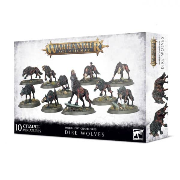 Soulblight Gravelords Dire Wolves