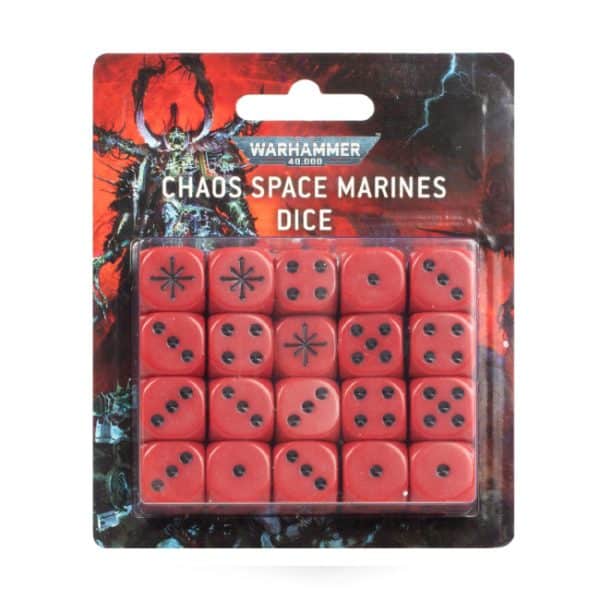 Würfelset der Chaos Space Marines