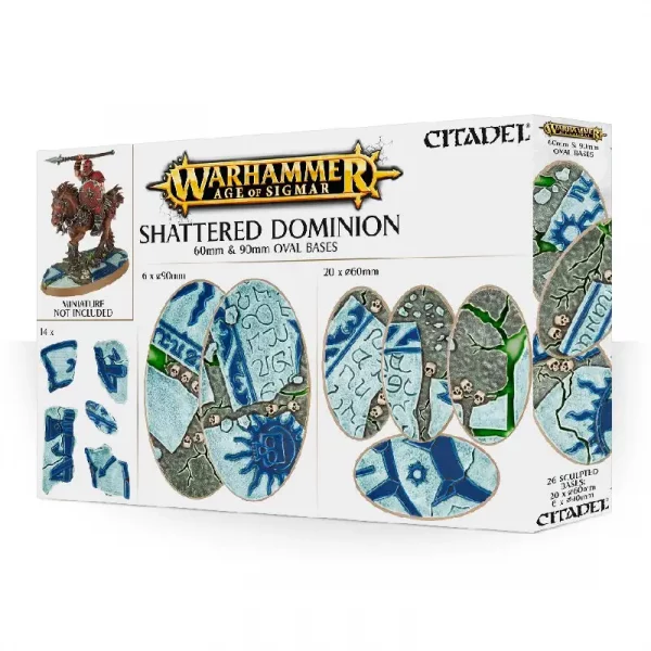 Shattered Dominion: Ovalbases (60 mm & 90 mm)