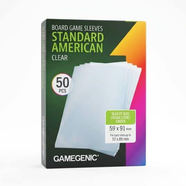 Standard American-Sized Sleeves 59 x 91 mm