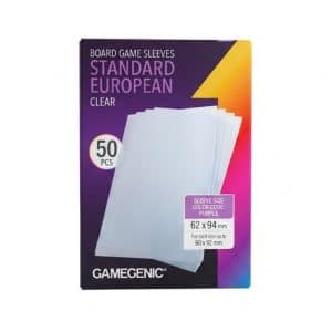 Standard European-Sized Sleeves 62 x 94 mm