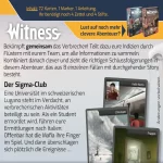 Witness - Der Sigma-Club Rueckseite