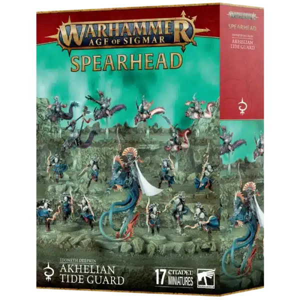 Speerspitze des Tiefenvolks der Idoneth – Akhelianer-Flutgarde